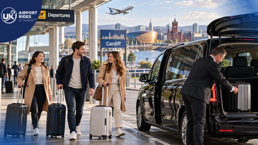 Taxi Cardiff Guide for International Visitors Arriving and Departing UK Airports